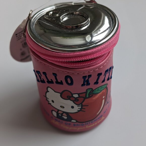 Hello Kitty Zippered Pouch Pop can Sold Only in Japan Brand New with Tags - Picture 9 of 10